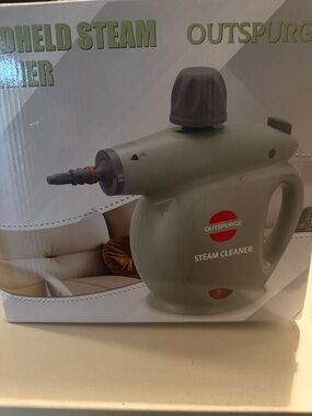 Olive Green Handheld Steam Cleaner